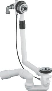 Grohe - Talentofill Badafvoer-inlaatcombinatie Z/Valstrmbel