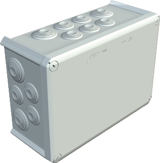 OBO - T-Box 350 Opbouwdoos wand/plafond T-Kabelds T350 Grys