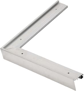BossCover - Dakrandprofiel buitenhoek 60mm 400x400mm