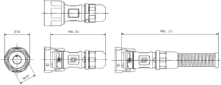 Weidmüller - Modulaire connector IE-PS-V01M-RJ45-TH