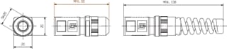 Weidmüller - Modulaire connector IE-PS-V04P-RJ45-TH