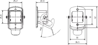 Weidmüller - Modulaire connector IE-BS-V05M-RJ45-FJ-P