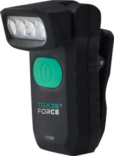 TRADEFORCE - Zaklantaarn Mini Cliplamp Magn