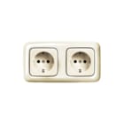 ABB Busch-Jaeger - SI Wandcontactdoos (WCD schakelmat.) Wcd Ra 2V 20-2Eucj-212-503