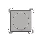 Niko - Intense Bed.element / centr.pl. schakelmat. Knp Vent 1-2-3
