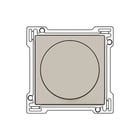 Niko - Pure Bed.element / centr.pl. schakelmat. Knop Dimmer Chmp