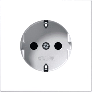 Jung - Wandcontactdoos (WCD schakelmat.) Wcd Ls990 Aw Met Ra