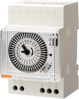 Gewiss - Analoge schakelklok vr paneelbouw  gw96832