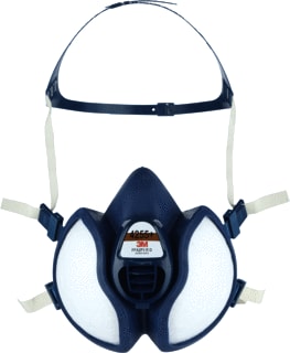 3M - 4000Serie Ondrhdsvr Halfgelaatsmskr Gas- en dampmasker Ondrhdsvry Mskr Ffa2P3 R D