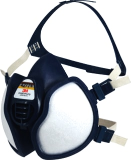 3M - 4000Serie Ondrhdsvr Halfgelaatsmskr Gas- en dampmasker Ondrhdsvr Msk Ffabe1P3 R D