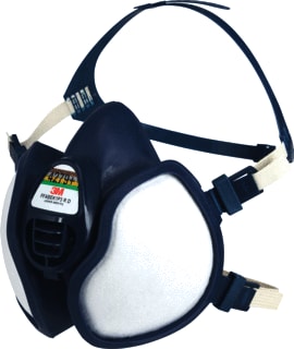 3M - 4000Serie Ondrhdsvr Halfgelaatsmskr Gas- en dampmasker Ondrhdvr Msk Ffabek1P3 R D