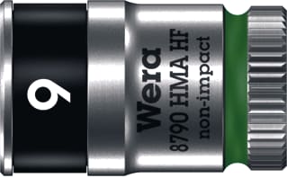 Wera - Dop voor zeskantmoeren hma hf hnd/mchdp 1/4 vst
