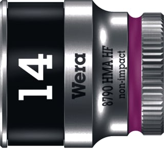 Wera - Dop voor zeskantmoeren hma hf hnd/mchdp 1/4 vst