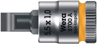 Wera - Dop voor sleufschroeven dop sl 1/4" 1x5,5x28mm