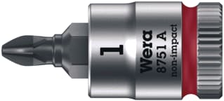 Wera - Dop voor kruiskopschroeven 1/4" Ph1X28Mm