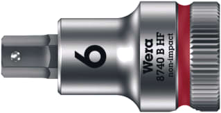 Wera - Dop voor binnenzeskant 3/8" 6X35Mm