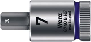 Wera - Dop voor binnenzeskant 3/8" 7X38,5Mm