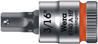 Wera - Dop voor binnenzeskant 1/4" 3/16"X28Mm