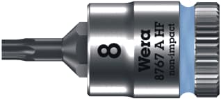 Wera - Dop voor torxschroeven dop torx 1/4" tx8x28mm