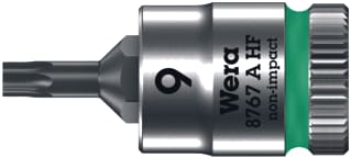 Wera - Dop voor torxschroeven 1/4" Tx9X28Mm