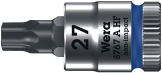 Wera - Dop voor torxschroeven 1/4" Tx27X28Mm
