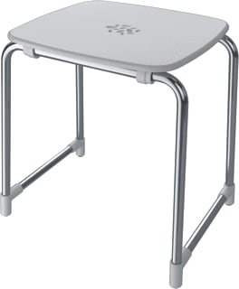Villeroy & Boch - ViCare Tabouret Badkruk Vrijstaand Wit-Chr