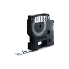 Dymo - Labeltape Durbl D1 Tape Zw/W 12X5,5