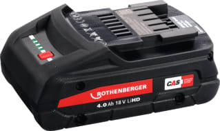 Rothenberger - Accupack elektrisch gereedschap Batt 18//4 4,0 Ah18V