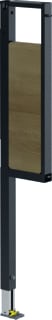 Viega - Prevista Dry Inbouwelement armsteun Prevdry Bev.El.1120X200