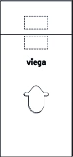 Viega - Prevista Dry Beplatingsset inbouwelement 785512