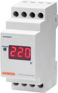 Gewiss - 90 AM Voltmeter paneelbouw Gw96867