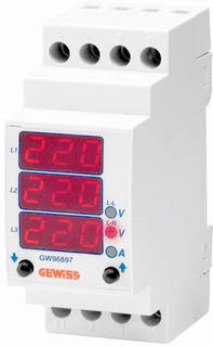 Gewiss - 90 AM Multifunctionele paneelmeter  gw96897
