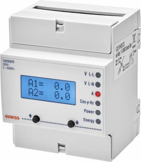 Gewiss - 90 AM Multifunctionele paneelmeter gw96899