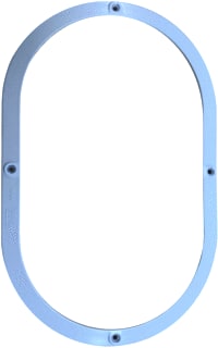 DEFA - Protect 002 Lichtt. toebeh.v verlichtingsarm. Ring Oval Wit