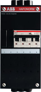 ABB - Hafonorm HA1 Groepenkast, geassembleerd Combimaat 3F+0 B16 30Ma