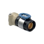 Geberit - FlowFit Fitting met 2 aansluitingen Comp Overg Silicbrons D20