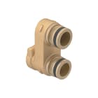 Geberit - FlowFit CV/perslucht/tap/koelwater verdeler comp verdeelstuk messing