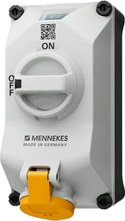 Mennekes - DUOi CEE-cont.doos uitschak.baar, bevei. wcd 16a 3p 4h 110v ip44