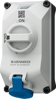 Mennekes - DUOi CEE-cont.doos uitschak.baar, bevei. Wcd 16A 3P 6H 230V Ip44
