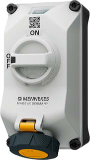Mennekes - DUOi CEE-cont.doos uitschak.baar, bevei. Wcd 16A 3P 4H 110V Ip69