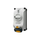 Mennekes - DUOi CEE-cont.doos uitschak.baar, bevei. Wcd 16A 3P 4H 110V Ip69