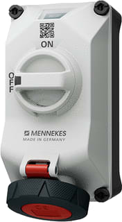Mennekes - DUOi CEE-cont.doos uitschak.baar, bevei. wcd 16a 4p 6h 400v ip69