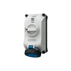 Mennekes - DUOi CEE-cont.doos uitschak.baar, bevei. wcd 16a 4p 9h 230v ip69