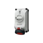 Mennekes - DUOi CEE-cont.doos uitschak.baar, bevei. wcd 16a 4p 11h 440v ip69