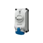 Mennekes - DUOi CEE-cont.doos uitschak.baar, bevei. Wcd 32A 3P 6H 230V Ip44
