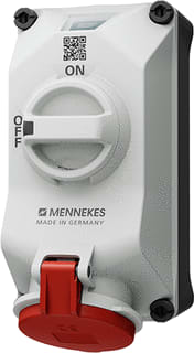 Mennekes - DUOi CEE-cont.doos uitschak.baar, bevei. Wcd 32A 4P 11H 440V Ip44