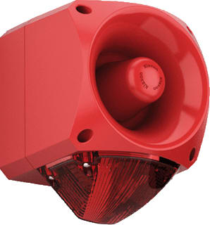 KLAXON - Nexus Optische/akoestische signaalgever Klax Nexus120 Sir/Fl Rd