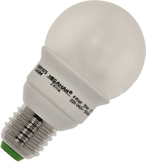 Megaman - Zenia Classic Spaarlamp spaarlamp zenia cl 4w e27