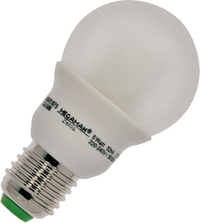 Megaman - Zenia Classic Spaarlamp spaarlamp zenia cl 6w e27