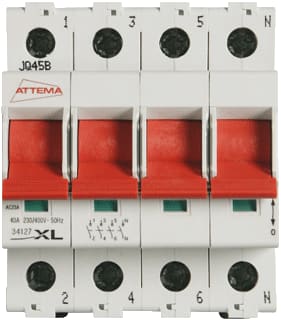 Attema - Click-mate XL-plus Lastscheider sc hoofdschak 4p 40a